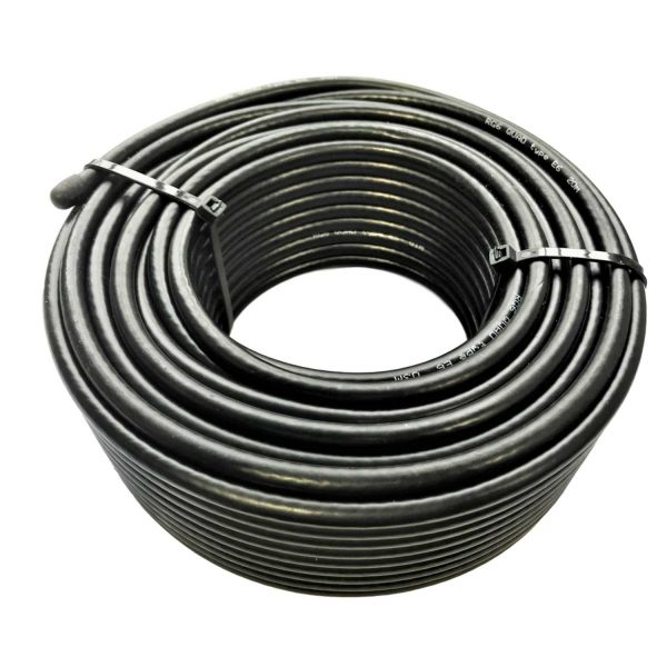 35 Meter of low loss Commercial grade RG6 Quad shielded coaxial cable