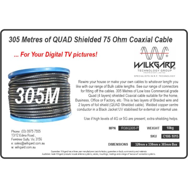 305m cable label