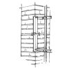 Single chimney bracket drawing